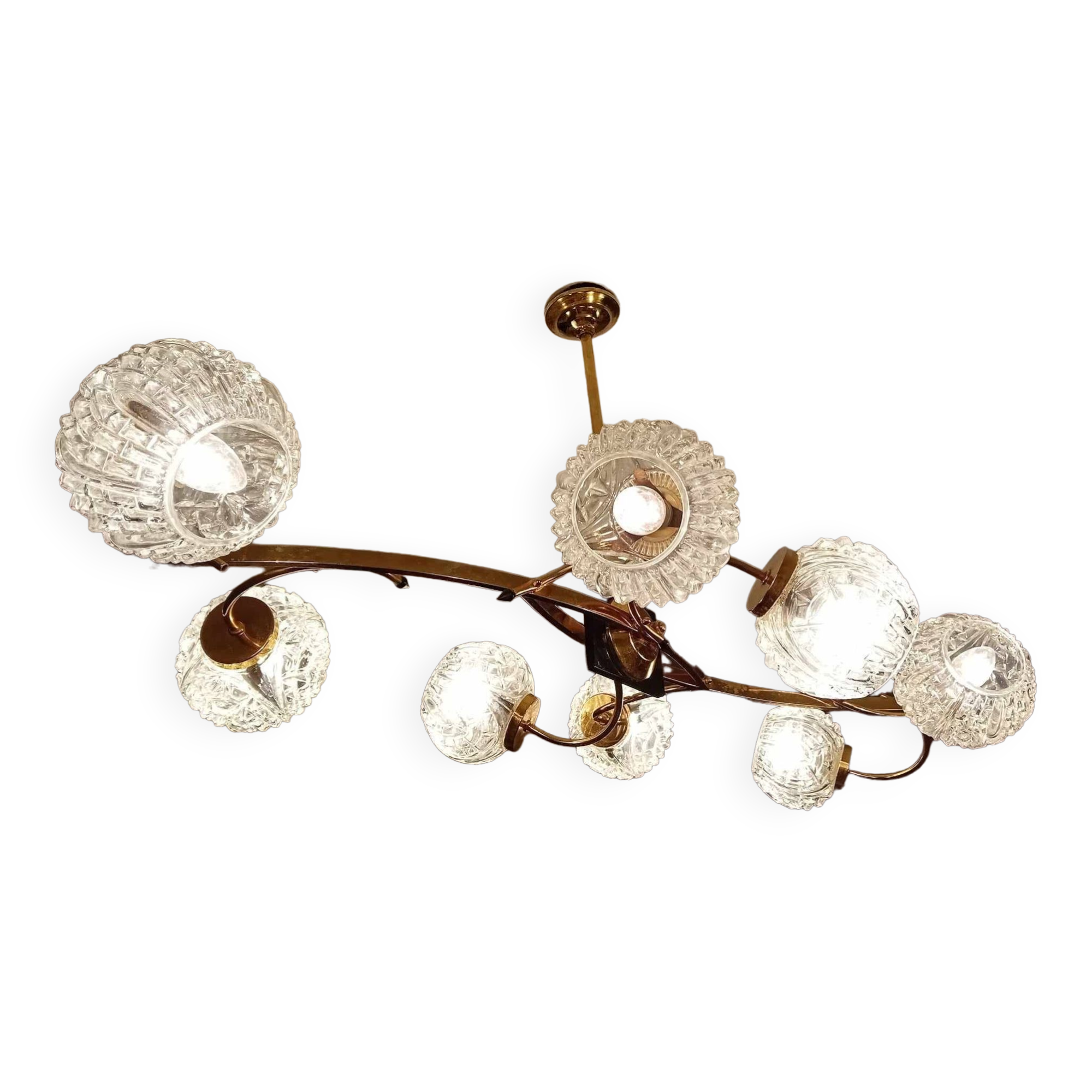Large maison Arlus chandelier 40s/50s