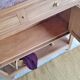 Antique wooden and marble buffet console