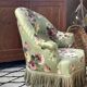 Napoleon III toad armchair