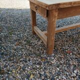 Solid oak farmhouse table