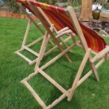 Pair of sunbeds