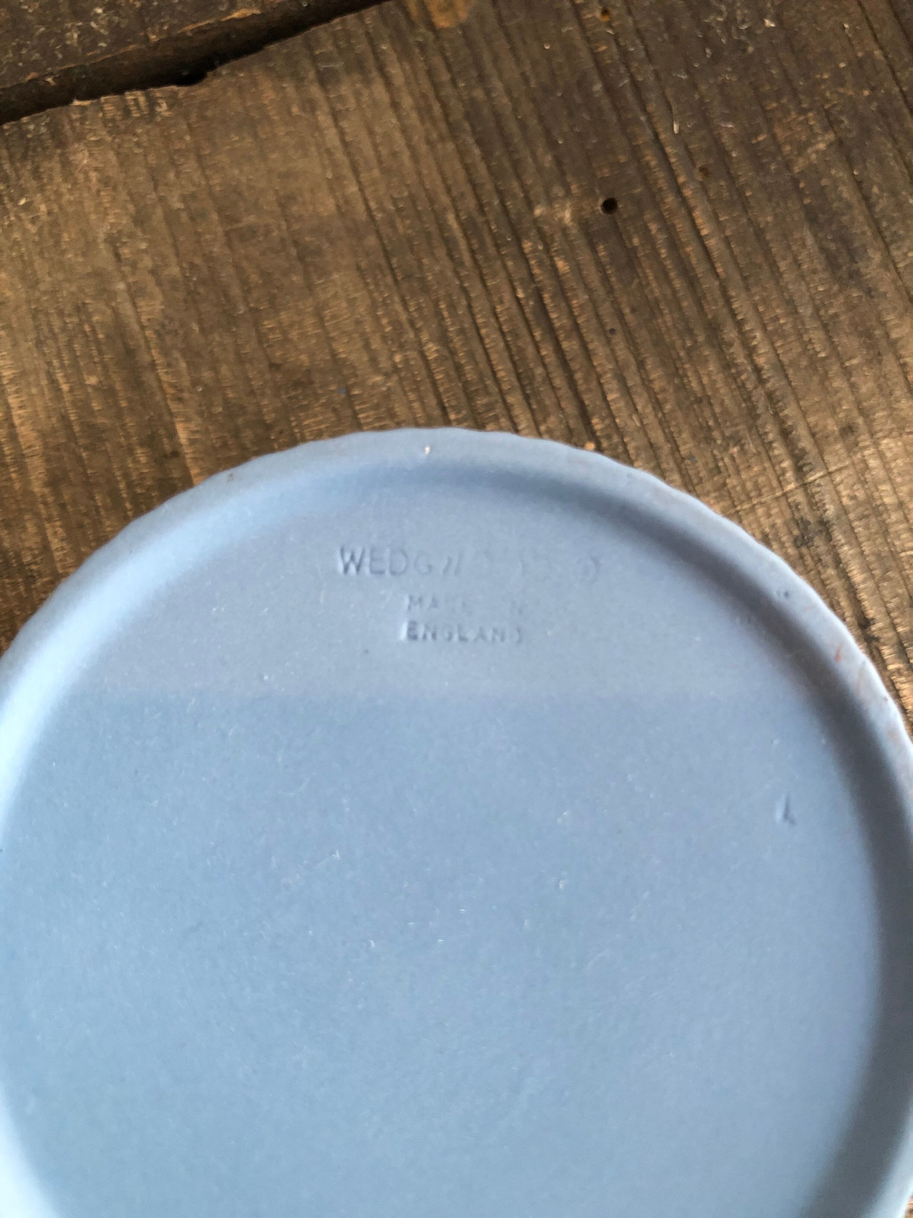 Boite et coupelle en porcelaine de Wedgwood