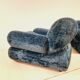Pair of armchair - vintage - 1960s / 70s - petrol blue color.