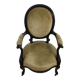 Set of 2 vintage green velvet armchairs – Elegance and comfort