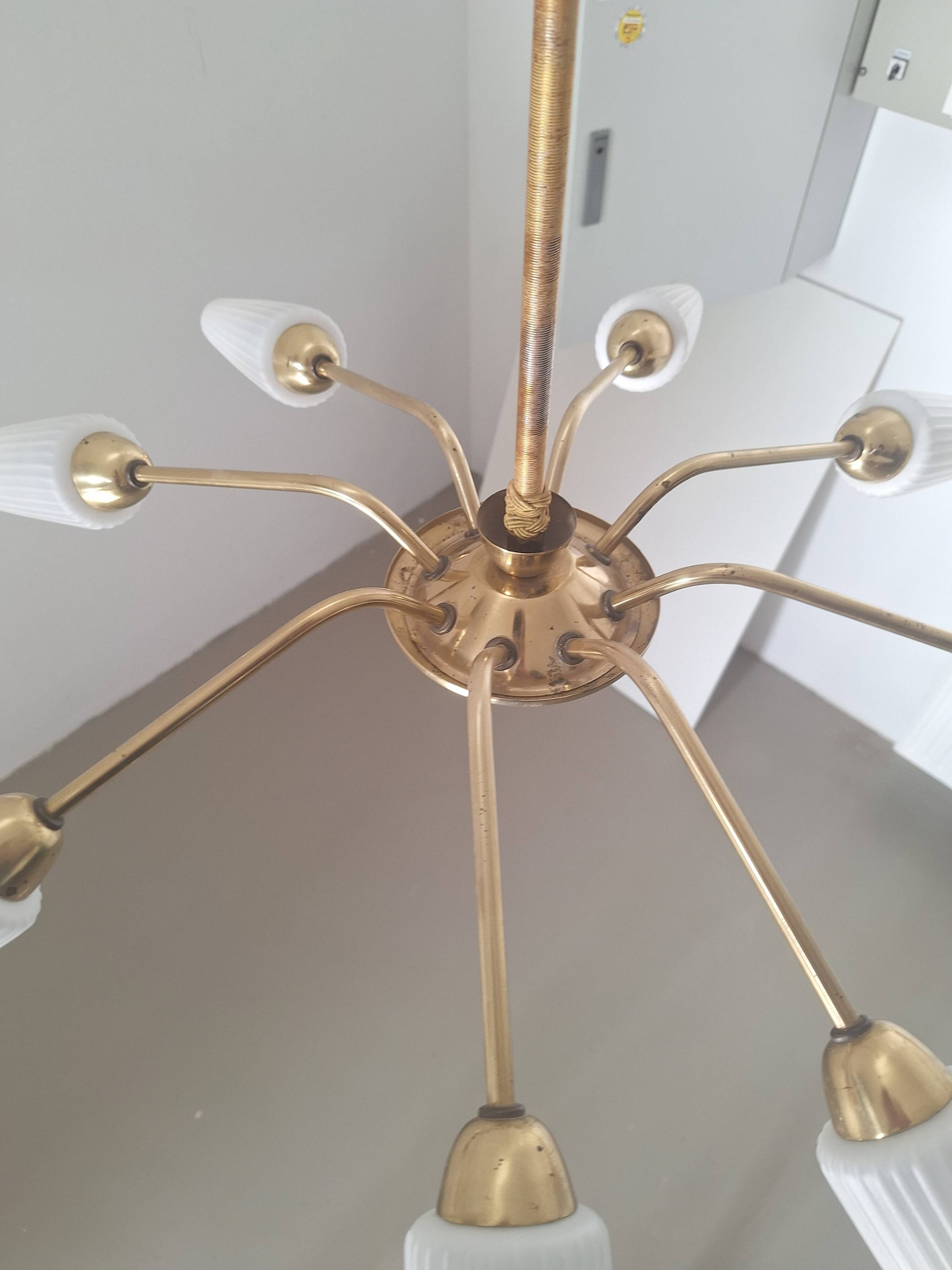 Sputnik Leuchte 50er 60er 70er