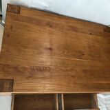 Drop table, solid wood tv cabinet
