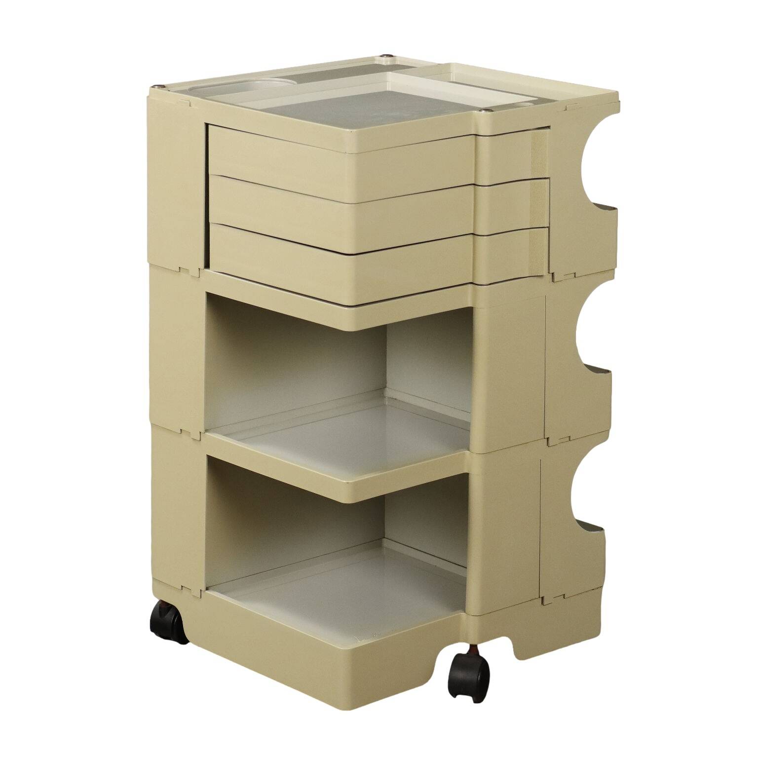 Bieffeplast Boby trolley by Joe Colombo, plastic, 1970s original