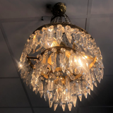 Stamped chandelier