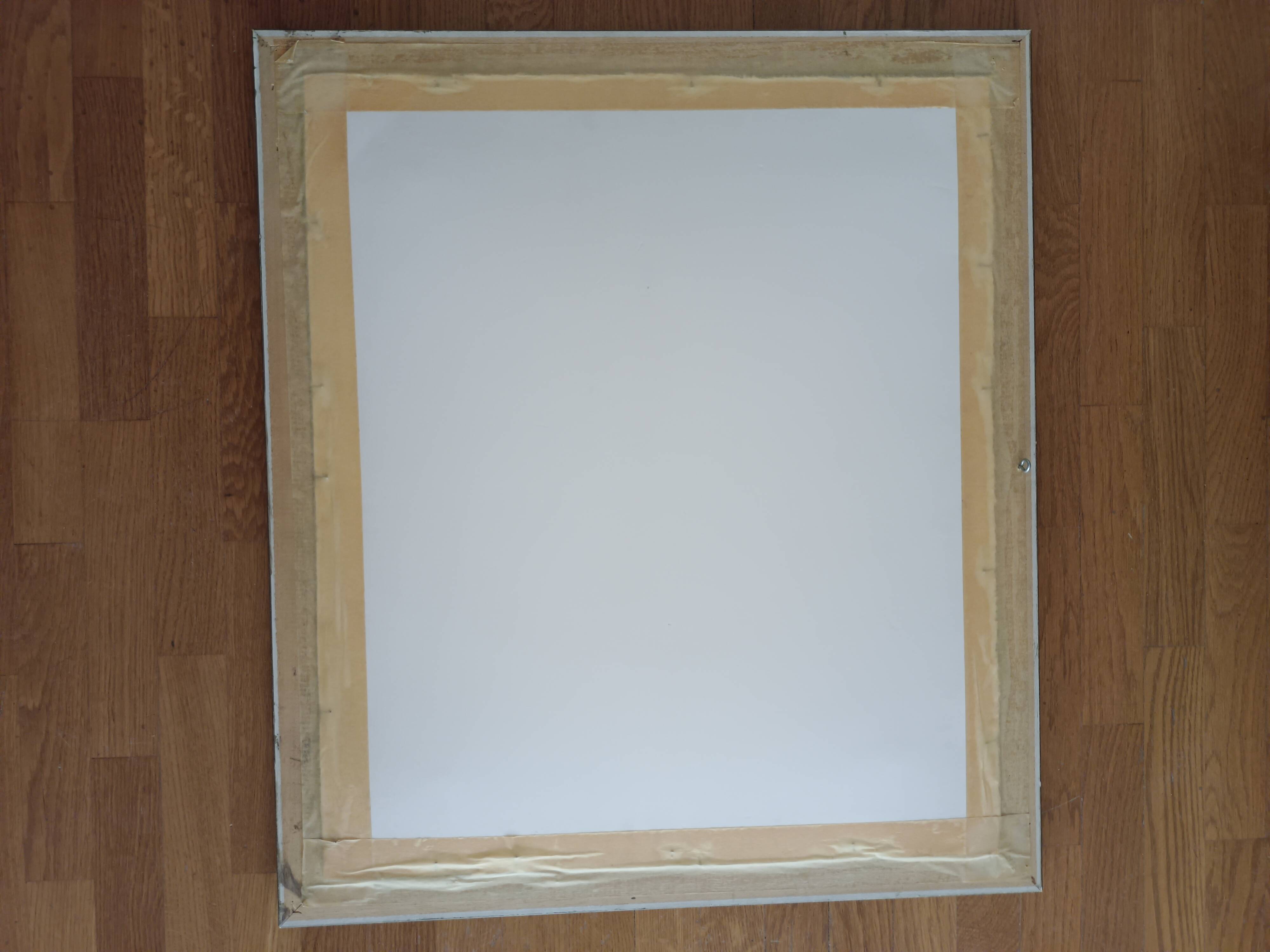 Architectural pencil drawing of the Arch of Gallienus in Rome 57x65x2 cm