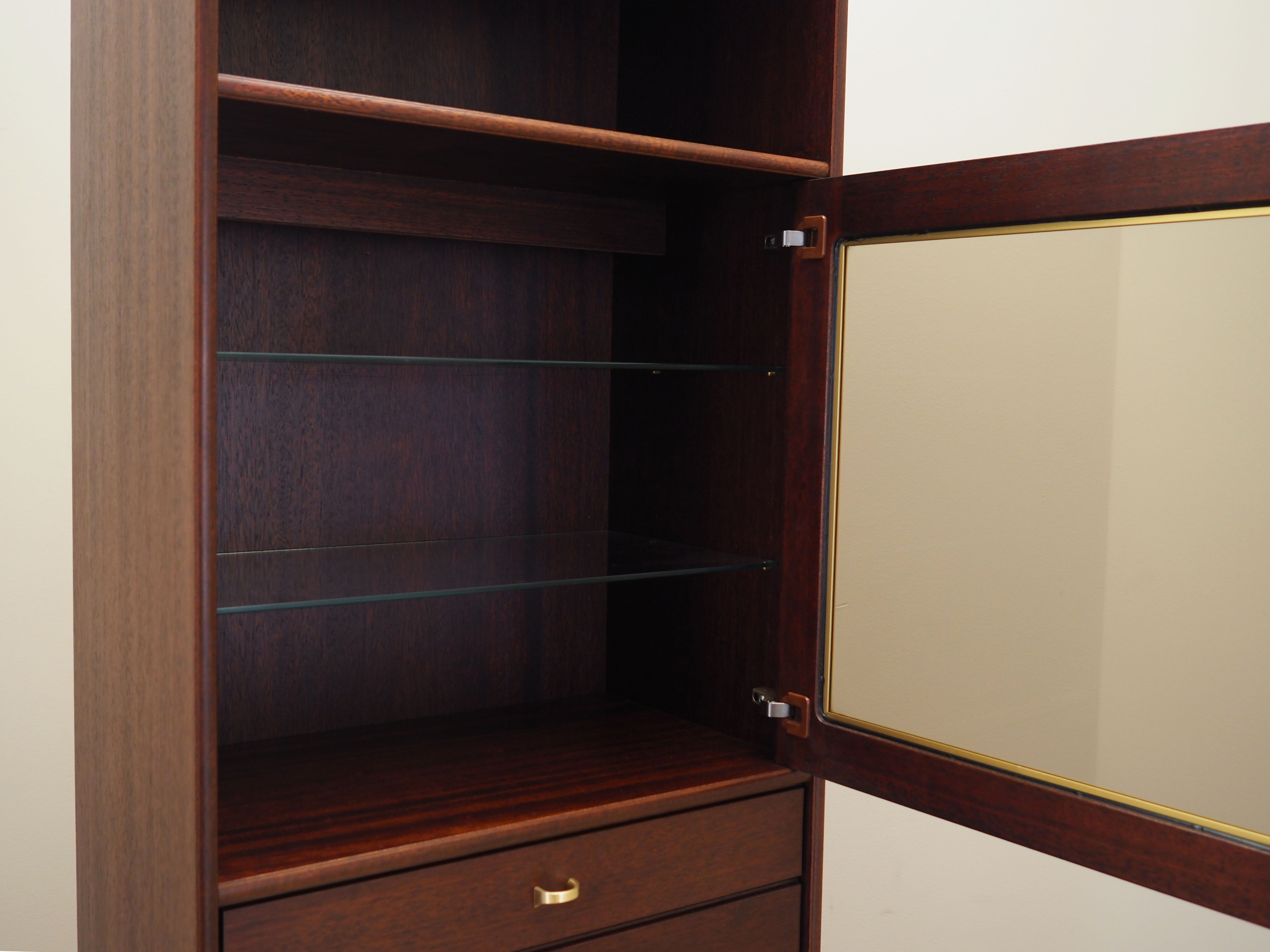 Mahogany cabinet, Danish design, 1970s, production : Denmark