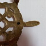 Brass turtle flat bottom
