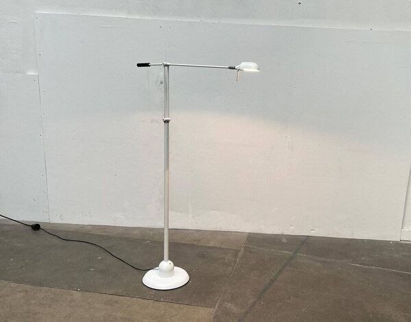 Lampe sur pied italienne vintage space age postmoderne, années 1970