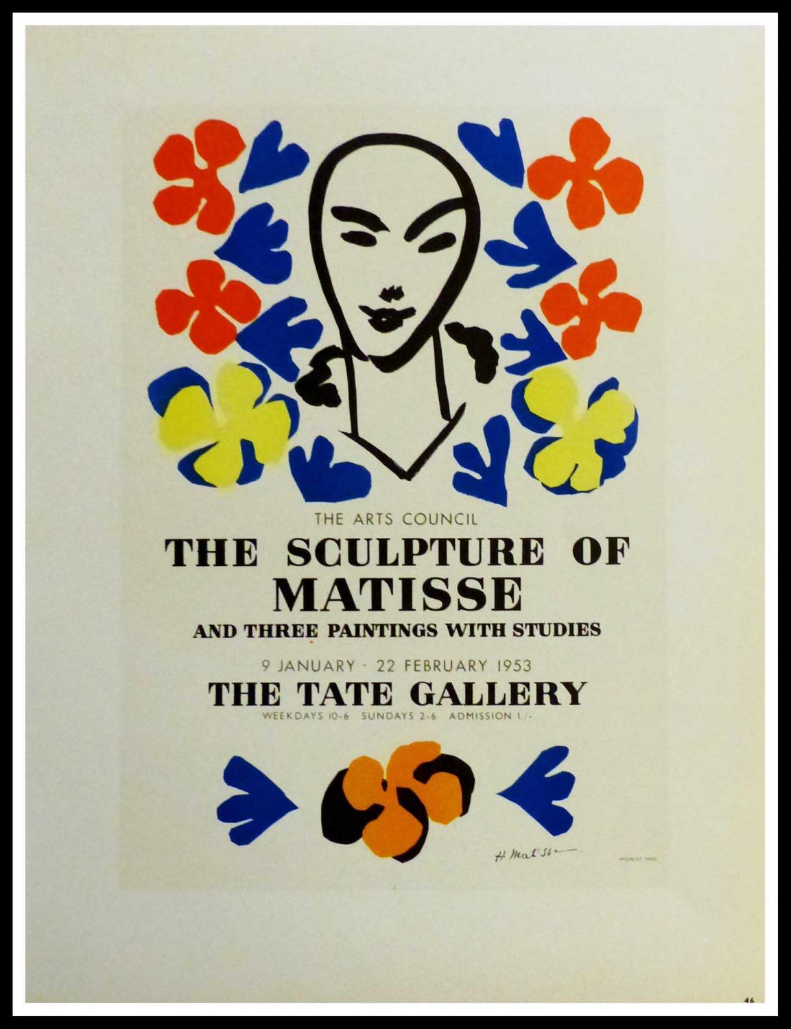 Lithograph Henri Matisse Mourlot 1959