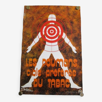 Poster ratp old delliou-against smoking-60x40