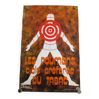 Poster ratp old delliou-against smoking-60x40