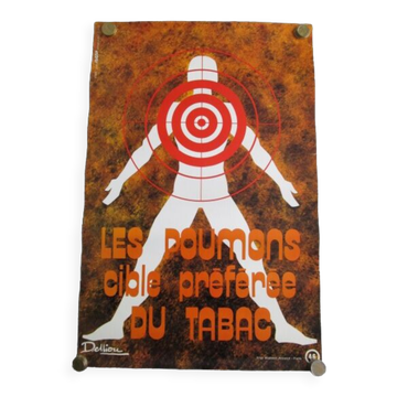 Poster ratp old delliou-against smoking-60x40