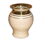 Georges Pelletier's beige-pink and gold ceramic vase