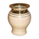 Georges Pelletier's beige-pink and gold ceramic vase