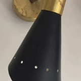 Butterfly sconce in black brass