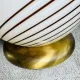 Serie 6000 Swirl Sphere Table Lamp By Zonca Voghera, Italy, 1970S