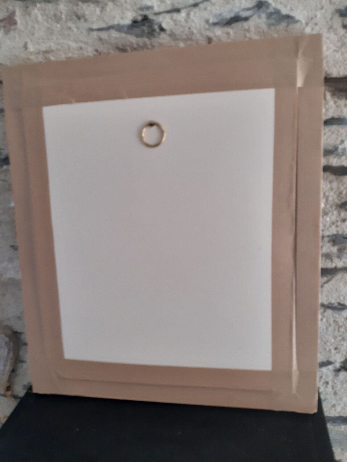 Framed antique engraving "shells"