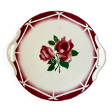 cake dish Digoin Sarreguemines model Cibon years 30-40