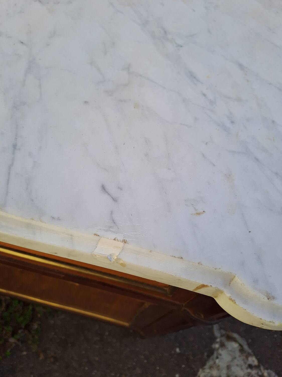 Louis XVI chest of drawers, mahogany, late 18th century, early 19th century