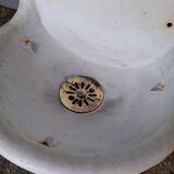 Water fountain, sink enamelled cast iron sink, ep 1950