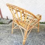 Fauteuil en rotin 1960