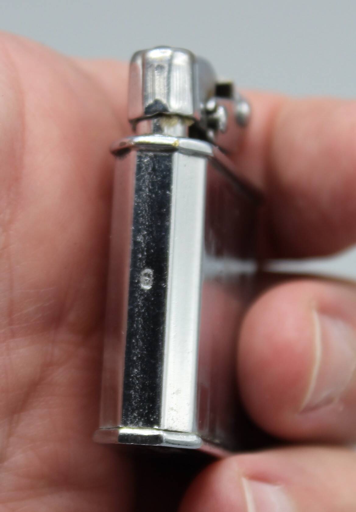 Ancien briquet lux'trik - art deco - poincon taxe briquet de luxe