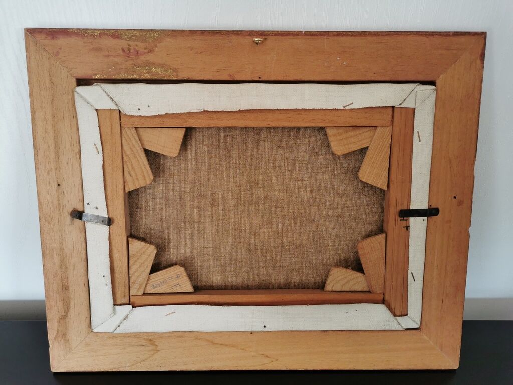 Tableau de nue signé Piquard 1979