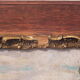 Oil painting on framed landscape panel signed J or F Muller