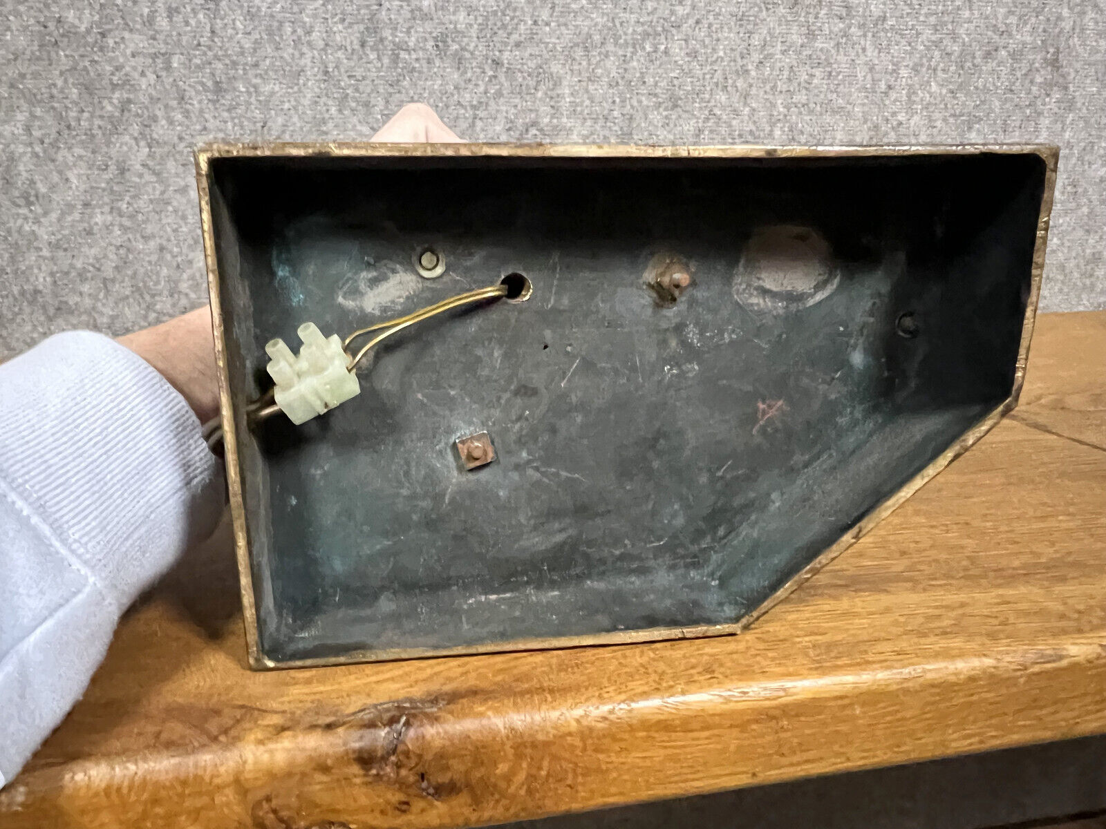 Bronze lamp with elephant Art Nouveau period around 1900