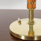 Vintage Modern Table Lamp in Brass by Bent Karlby for Lyfa, Denmark, 1956
