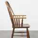 Chaise Windsor anglaise antique du XIXe siècle en orme