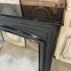 Black marble fireplace from around 1900