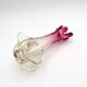 Murano Sommerso Vase Sculpture "Chambord" – Ruby Red & Champagne