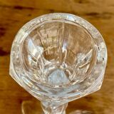 Paire de chandeliers en cristal d'Arques « Bandol » de Longchamp
