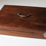 Silver cutlery box early 20th century