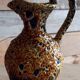 Art Ceramic Jug – Honey Glazes, Cyclops - Vallauris Style