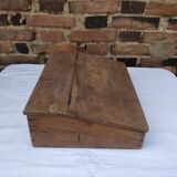 Sandblasted wood chest