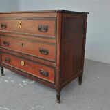Dresser of epoch Louis XVI Walnut