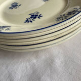 Badonviller dessert plates model Argenton
