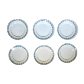 Lot de 6 assiettes Saint Amand collection Ibéria