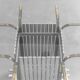 Dining table steel brass 70