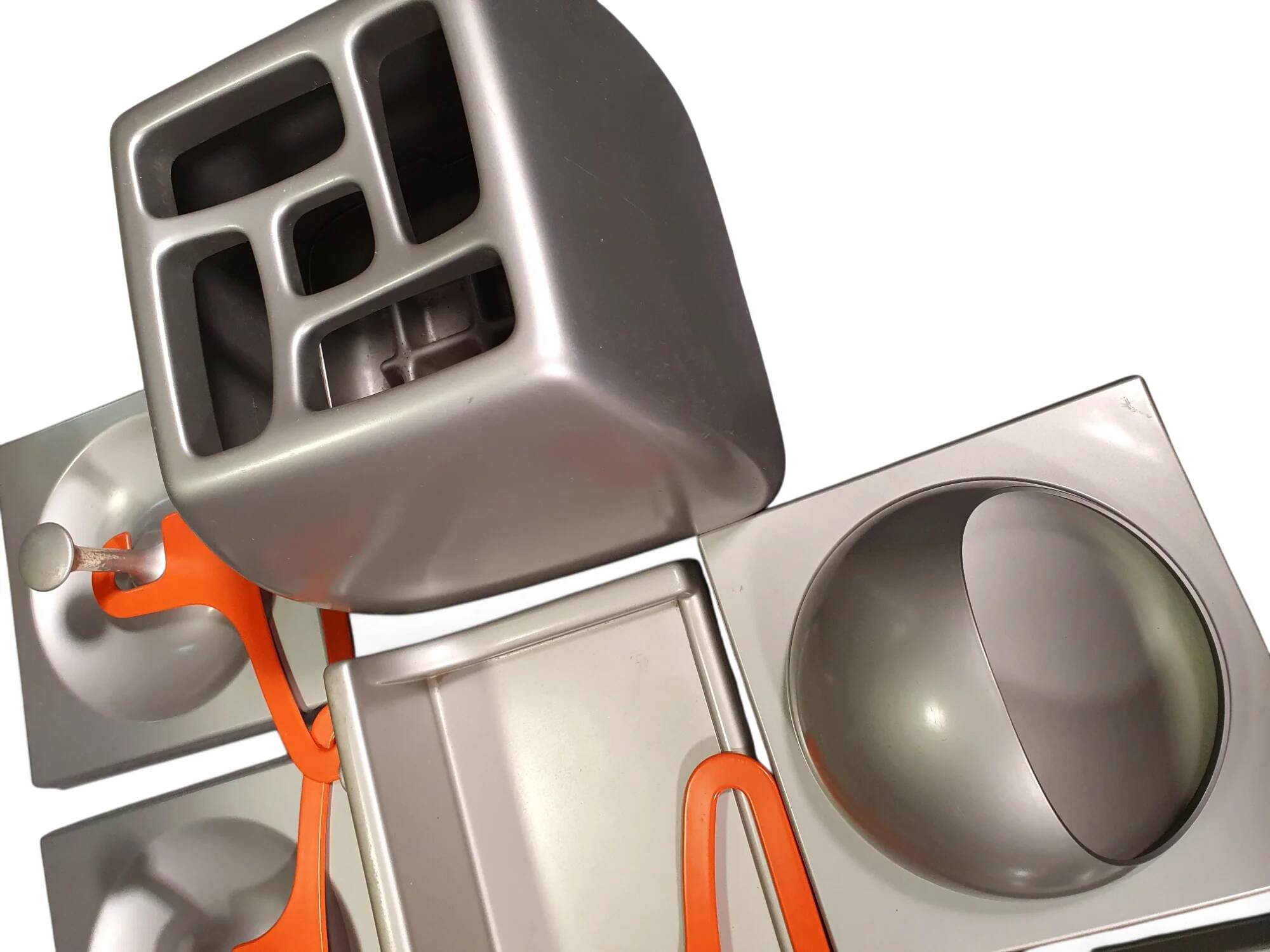 Mid-century space age Quadro set / Jürgen Lange for Schönbuch / Germany, 1960s / set of 12