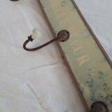 Wooden wall coat rack 3 hooks