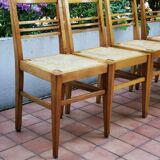 Set de 8 chaises reconstruction