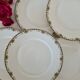 Set of 6 plates Legrand porcelain from Limoges