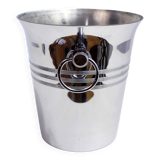 Stainless steel champagne bucket, France 1980